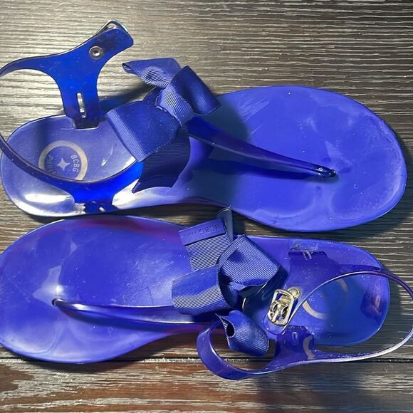 Stylish Purple Bow Sandals - Picture 5 of 7